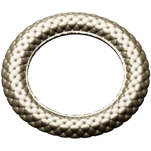 Braided Ring Frame - STL 3D model for CNC milling
