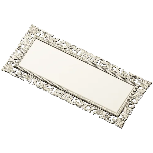 Acanthus Royale Plaque - STL 3D model for CNC milling