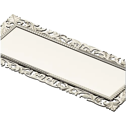 Acanthus Royale Plaque - STL 3D model for CNC milling