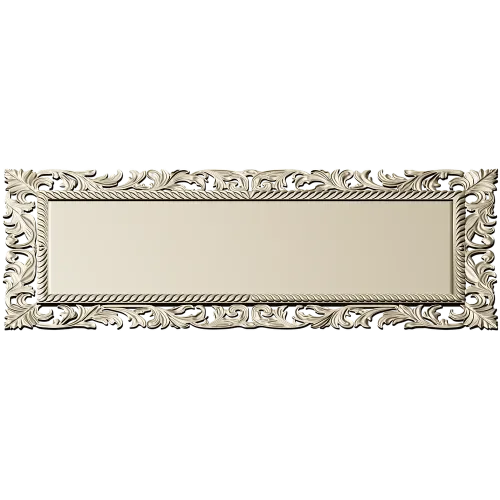 Acanthus Royale Plaque - STL 3D model for CNC milling