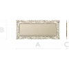 Acanthus Royale Plaque - STL 3D model for CNC milling