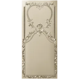 Rococo Heart Cartouche Panel