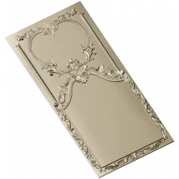 Rococo Heart Cartouche Panel