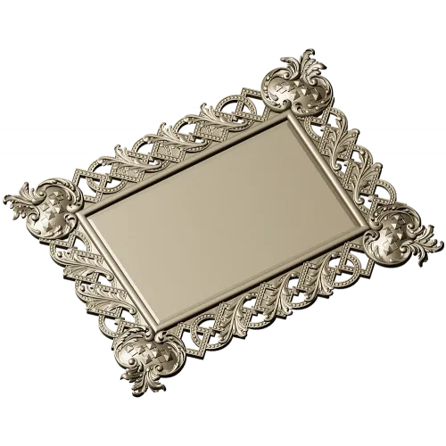 Ornate Interlace Frame STL for CNC Milling