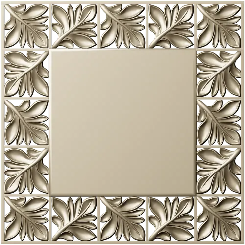 Ornate Acanthus Frame STL for CNC Milling