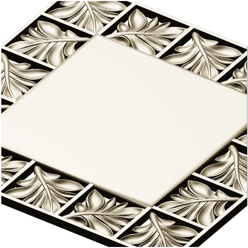 Ornate Acanthus Frame STL for CNC Milling