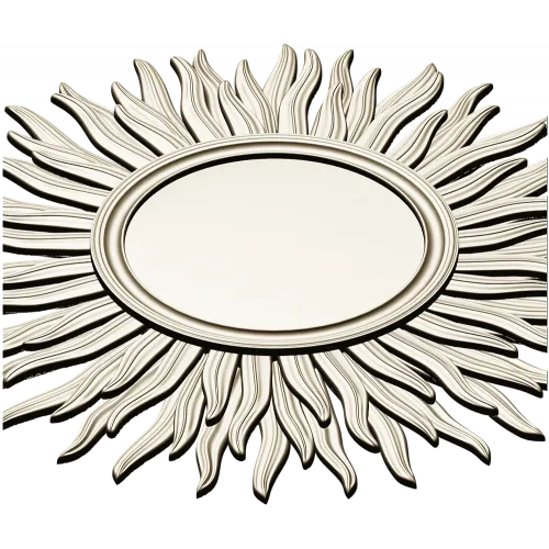 Sunburst Rosette STL for CNC