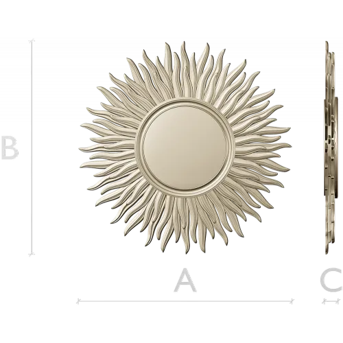 Sunburst Rosette STL for CNC
