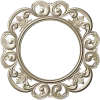 Ornate Rococo Round-in-Square Frame STL for CNC
