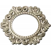 Baroque Round Frame STL for CNC - Ornate Rocaille Design