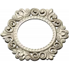 Baroque Round Frame STL for CNC - Ornate Rocaille Design