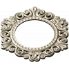 Baroque Round Frame STL for CNC - Ornate Rocaille Design