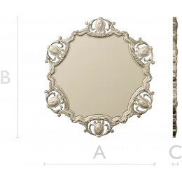 Rococo Medallion Frame