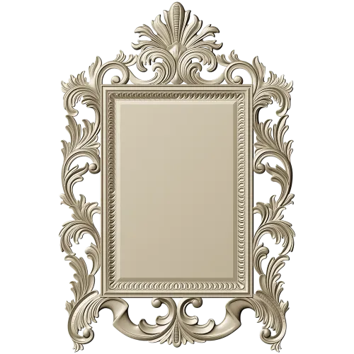 Baroque Acanthus Frame STL for CNC