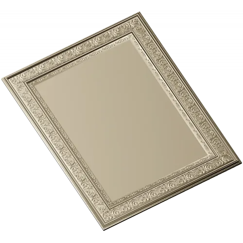 Ornate Rectangular Frame - STL 3D model for CNC milling