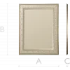 Ornate Rectangular Frame - STL 3D model for CNC milling