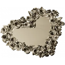 Golden Rose Heart