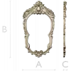 Ornate Oval Frame STL for CNC