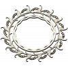 Ornamental Acanthus Round Frame - STL 3D Model for CNC