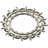 Ornamental Acanthus Round Frame - STL 3D Model for CNC
