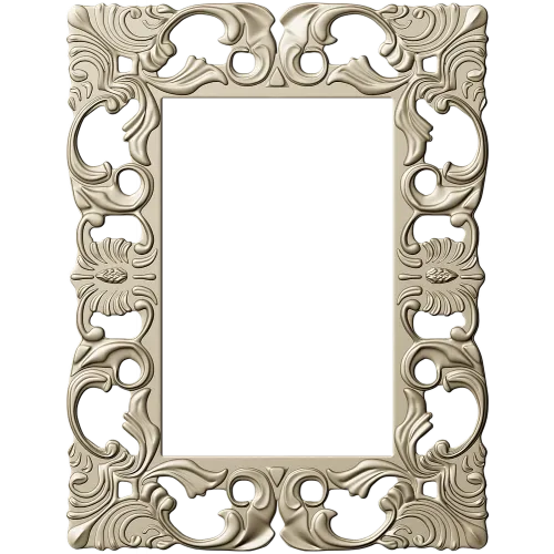 Rococo Filigree Frame - STL 3D model for CNC milling