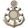 Nautical Anchor & Helm STL 3D Model for CNC