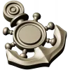 Nautical Anchor & Helm STL 3D Model for CNC