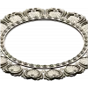 Ornate Shell Rosette - Round CNC Frame STL