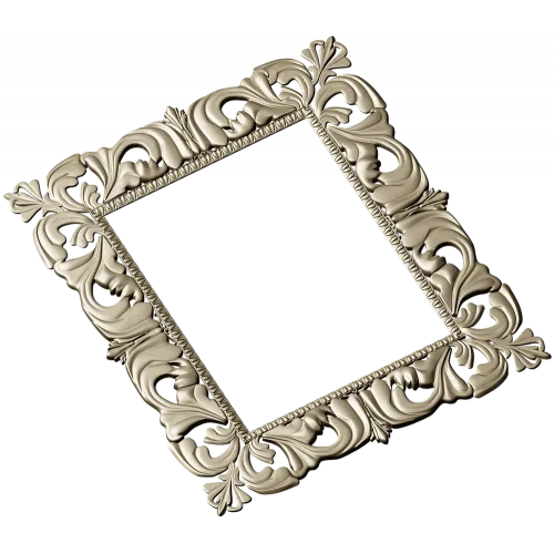 Baroque Acanthus Frame - STL 3D model for CNC carving