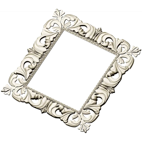 Baroque Acanthus Frame - STL 3D model for CNC carving