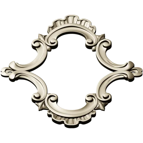 Baroque Cartouche Frame STL for CNC