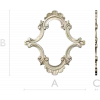 Baroque Cartouche Frame STL for CNC