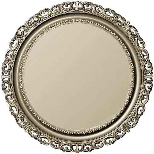 Ornate Round Frame STL - 3D Model for CNC Router
