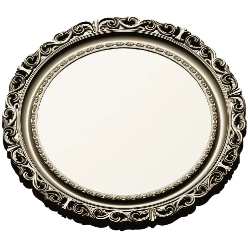 Ornate Round Frame STL - 3D Model for CNC Router