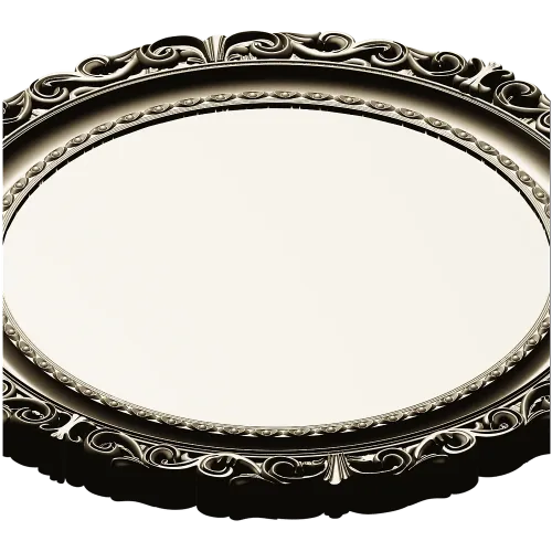 Ornate Round Frame STL - 3D Model for CNC Router
