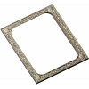 Baroque Floral Rectangular Frame STL for CNC