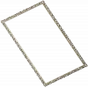 Ornate Baroque Rectangular Frame STL for CNC