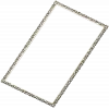 Ornate Baroque Rectangular Frame STL for CNC