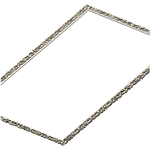 Ornate Baroque Rectangular Frame STL for CNC