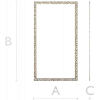 Ornate Baroque Rectangular Frame STL for CNC