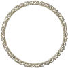 Ornate Round Scroll Frame - STL 3D Model for CNC
