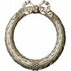 Laurel Wreath Frame - 3D STL model for CNC milling