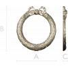 Laurel Wreath Frame - 3D STL model for CNC milling