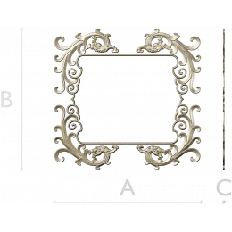 Rocaille Square Frame