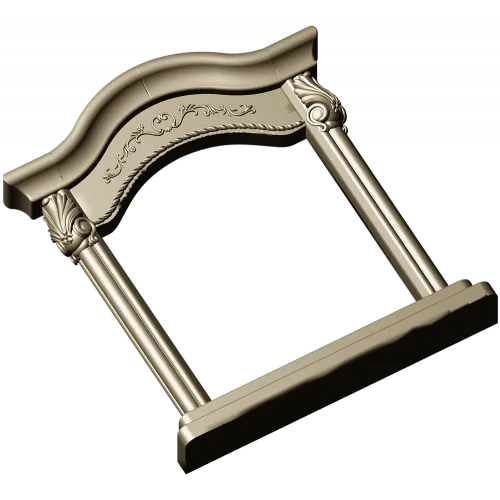 Baroque Arched Frame STL - 3D model for CNC router