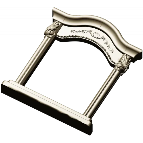 Baroque Arched Frame STL - 3D model for CNC router