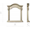 Baroque Arched Frame STL - 3D model for CNC router