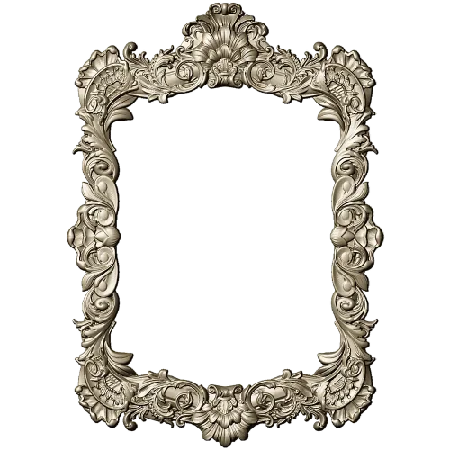 Baroque Rococo Frame STL for CNC Milling