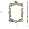 Baroque Rococo Frame STL for CNC Milling
