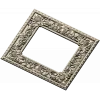Baroque Ornate Square Frame - STL 3D model for CNC